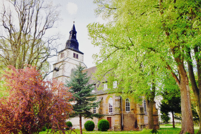Buffleben Kirche außen KK ü